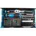 Hazet Hazet SmartCase bit set 2200SC-31, 73 pieces (black/blue, 1/4, with reversible ratchet)