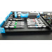 Hazet Hazet SmartCase bit set 2200SC-31, 73 pieces (black/blue, 1/4, with reversible ratchet)