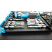 Hazet Hazet SmartCase bit set 2200SC-31, 73 pieces (black/blue, 1/4, with reversible ratchet)