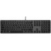 LMP Large Font USB Keyboard 110 keys wired USB keyboard with 2x USB and aluminum upper cover - Italian - space gray