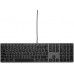 LMP Large Font USB Keyboard 110 keys wired USB keyboard with 2x USB and aluminum upper cover - Italian - space gray