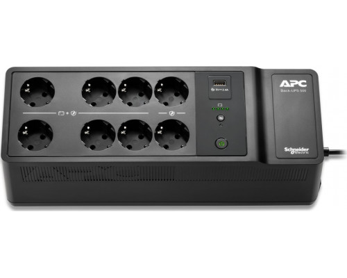 UPS APC APC Back-UPS 500VA 8 schuko outlets, 230