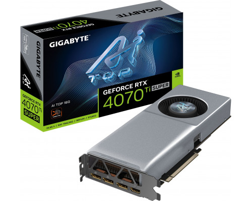 * Gigabyte Gigabyte RTX4070 TI Super AI TOP  12GB GDDR6X HDMI 3xDP