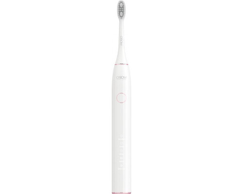 Brush Osom Oral Care Įkraunamas, elektrinis, garsinis dantų šepetėlis, baltas OSOMORALV10WH