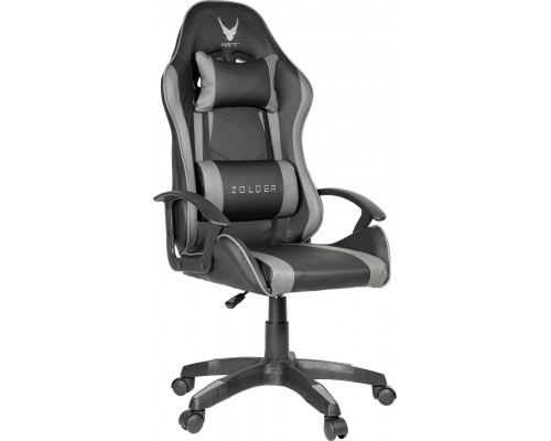 Varr VARR GAMING CHAIR FOTEL GAMINGOWY ZOLDER GAS LIFT TWO PILLOWS GREY+BLACK [45859]