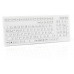Gett GETT InduProof Smart Classic Silikonowa klawiatura z blokiem numerycznym 106 klawiszy IP68 wodoodporny można dezynfekować USB Kolor: biały Układ: DE