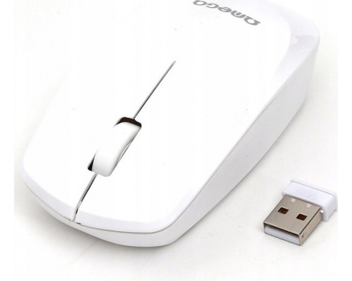 Omega OMEGA MYSZ BEZPRZEWODOWA MOUSE WIRELESS 1200DPI WHITE [45865]