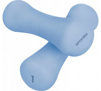 Spokey Dumbbells Bone neoprene 2 x 1 kg Bluee