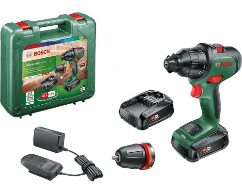 Bosch AdvancedImpact 18 V 2 x akumulator 1.5 Ah (06039B510E)