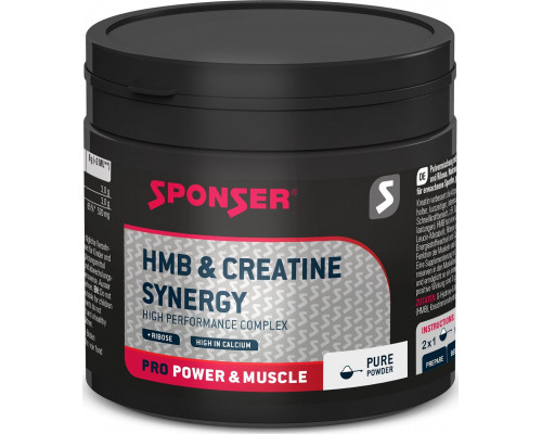 Sponser Kreatīns SPONSER HMB & CREATINE SYNEGRY PURE 320g skārda (NEW).