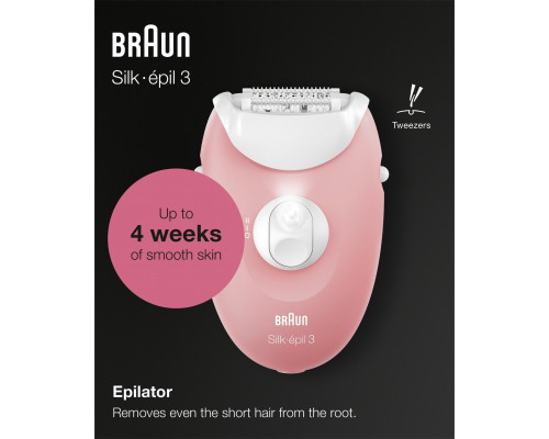 Braun Braun Silk-épil 3-176, epilator (pink/white)