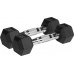 Rebel Dumbbells cast iron gumowane HEX 2x2 kg REBEL ACTIVE