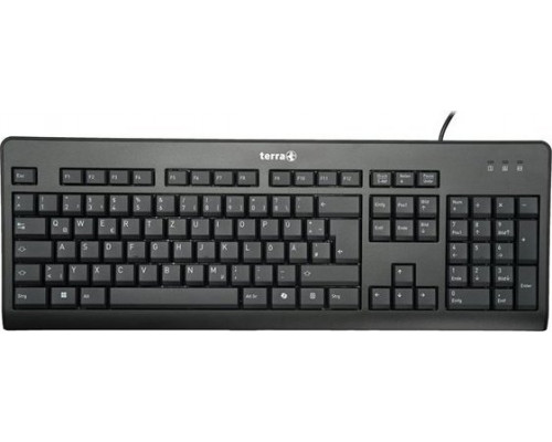 Wortmann AG TERRA Keyboard 1500 Corded [DE] USB black Copilot QWERTZ, 105 Tasten, kabelgebunden, 1,80m