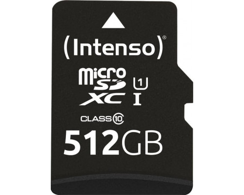 SD  Intenso Intenso microSD 512GB UHS-I Perf CL10| Performance Klasa 10