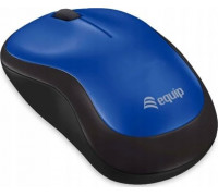 Equip Equip Optische Maus kabellos USB Comfort         R+L blau