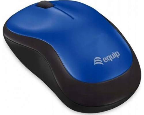 Equip Equip Optische Maus kabellos USB Comfort         R+L blau