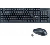 Equip Equip 245220 klawiatura Dołączona myszka RF Wireless QWERTZ Niemiecki Black