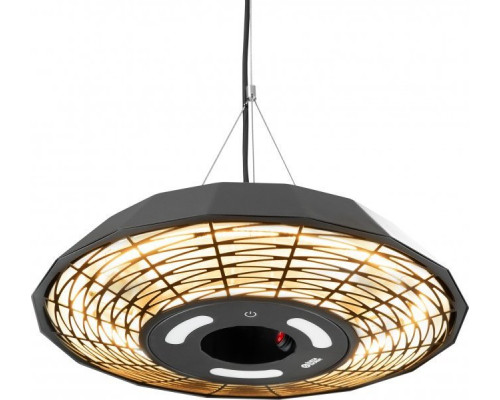 Targus TunaBone | Electric Ceiling Infrared Patio Heater | TB2068C-01 | Patio heater | 2000 W | Number of power levels 1 | Suitable for rooms iki 20 m² | Juodas | IP45