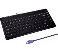 Perixx Perixx PERIBOARD-409 P, DE, Mini keyboard PS/2, black
