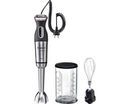 Bosch Bosch MS8CM6130, Immersion blender, 0.6 L, 1000 W, Black, Silver