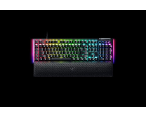 Razer Razer | Mechanical Gaming Keyboard | BlackWidow V4 | Black | Mechanical Gaming Keyboard | Wired | Nordic | N/A g | Green Mechanical Switches (Clicky)