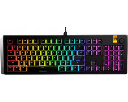 Glorious Glorious GMMK 3 HE 100 % Custom Gaming-Tastatur - Pre-Built, ANSI (US), Fox HE Switches, schwarz