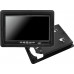Nvox Monitor car lcd 7 cali 12/24v kabel 5m oraz kamera reversing 4pin zestaw ahd