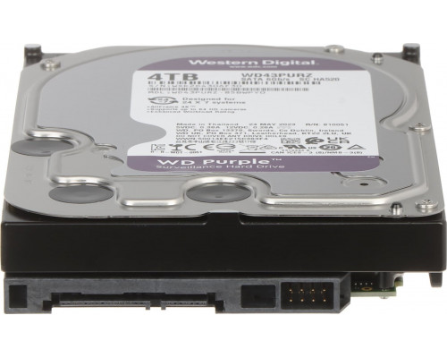 WD DYSK DO REJESTRATORA HDD-WD43PURZ 4TB 24/7 WESTERN DIGITAL