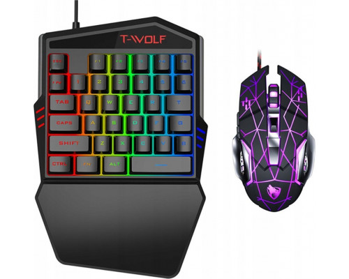 ExtraLink EXTRALINK GAMING SET TF900 2IN1 LED GAMING WSAD KEYBOARD+MOUSE