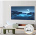 Heelly PROJEKTOR RZUTNIK ANDROID TV WIFI FULL HD PRZENOŚNY SMART GŁOŚNIK OBROTOWY