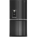 Whirlpool Whirlpool Refrigerator | WQ9I FO2BX EF | Energy efficiency class E | Free standing | Side by side | Height 187.6 cm | No Frost system | Fridge net capacity 355 L | Freezer net capacity 237 L | Display | 41 dB | Black