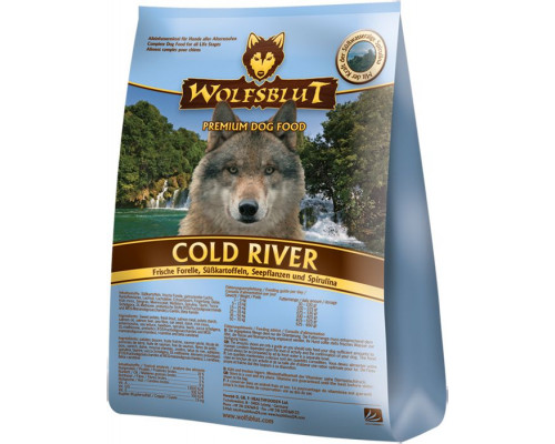 Wolfsblut Dog Cold River - pstrąg i bataty 2kg