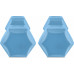 Spokey ‎‎‎‎Dumbbells Monster bituminous 2 x 2 kg