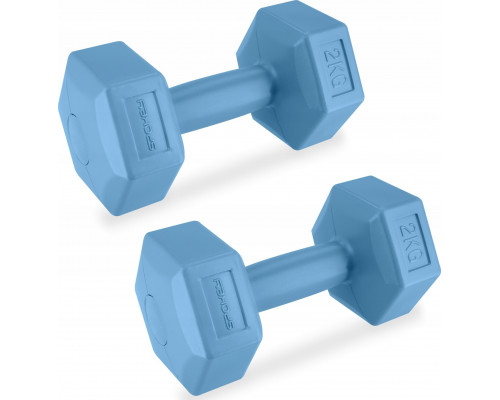 Spokey ‎‎‎‎Dumbbells Monster bituminous 2 x 2 kg