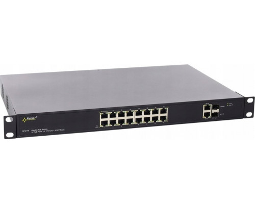 Switch Pulsar SFG116 Switch PoE 16-port Up to 16 kamer