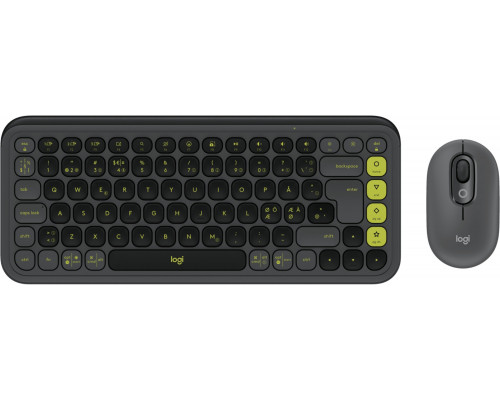 Logitech POP ICON COMBO MOUSE AND KB PERP GRAPHITE - PAN - NORDIC-613