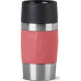 Emsa Emsa TRAVEL MUG Compact thermal mug (coral/stainless steel, 0.3 liters, screw cap)