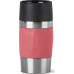 Emsa Emsa TRAVEL MUG Compact thermal mug (coral/stainless steel, 0.3 liters, screw cap)