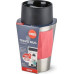 Emsa Emsa TRAVEL MUG Compact thermal mug (coral/stainless steel, 0.3 liters, screw cap)