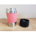 Emsa Emsa TRAVEL MUG Compact thermal mug (coral/stainless steel, 0.3 liters, screw cap)