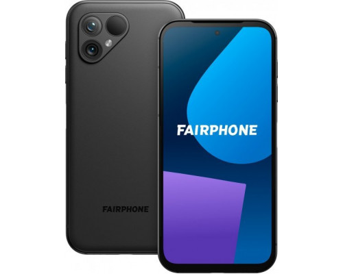 Fairphone Fairphone 5 128GB - 6.46 - Mobile Phone (Matte Black, Android 13, Dual SIM, 6GB)