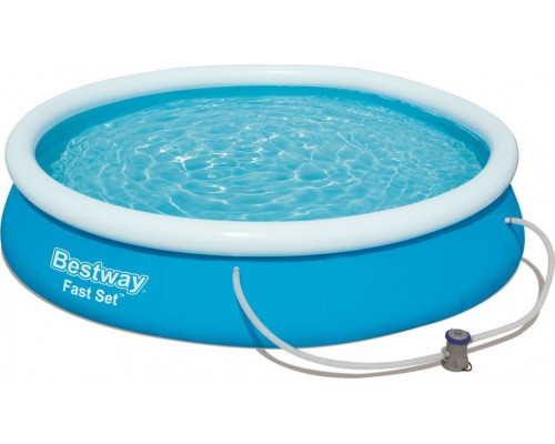 Bestway Swimming pool Fast Set with accessory kit, 366 x 76 cm, 57274 Lumarko!