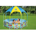 Amazon Bestway Swimming pool Rack dla dzieci z zadaszeniem Steel Pro UV Careful 8' x 20/2.44m x 51cm 56432