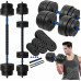 Rebel ML Dumbbells bituminous adjustable z łącznikiem 2x20kg, REBEL ACTIVE