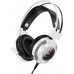 Hoco HOCO słuchawki przewodowe USB A + Jack 3,5 mm z mikrofonem gaming W110 2 m białe
