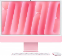 Apple APPLE 24inch iMac with Retina 4.5K display Apple M4 chip with 10core CPU and 10core GPU 16GB 256GB SSD Pink