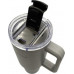 Kamille STALOWY THERMAL MUG TERMOS 1200ml Z RĄCZKĄ I SŁOMKĄ KM-2173