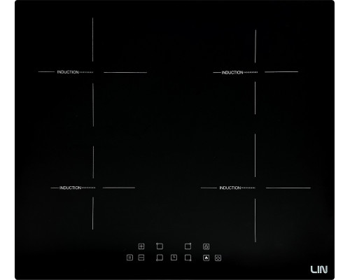 Lin Induction cooktop LI-A23511 4 zones 7400 W Black