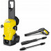 Krcher high-pressure cleaner K 4 WCM Premium (yellow/Kolor: CZARNY, with dirt blaster and hose reel)