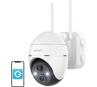 ieGeek Bezprzewodowa kamera zewnętrzna WiFi 3MP ZS-GX1S Biała
